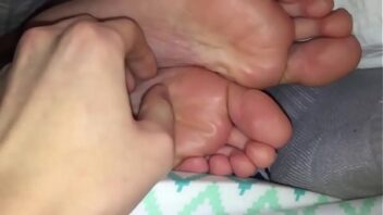 Girl feet tickle
