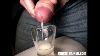 Sperm in glass