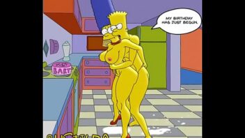 Bart simpson fucks marge simpson