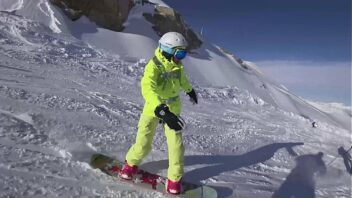 Two girls in ski masks