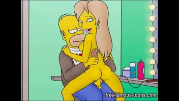 Los Simpson bar y lusa