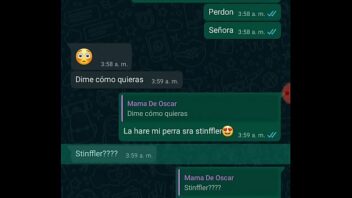 Madre e hijo casero real con CONVERSACION CON LA MADRE DE MI AMIGO POR WHATSAPP MAS VIDEO COGIENDOMELA