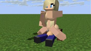 Minecraft porn con mucha leche